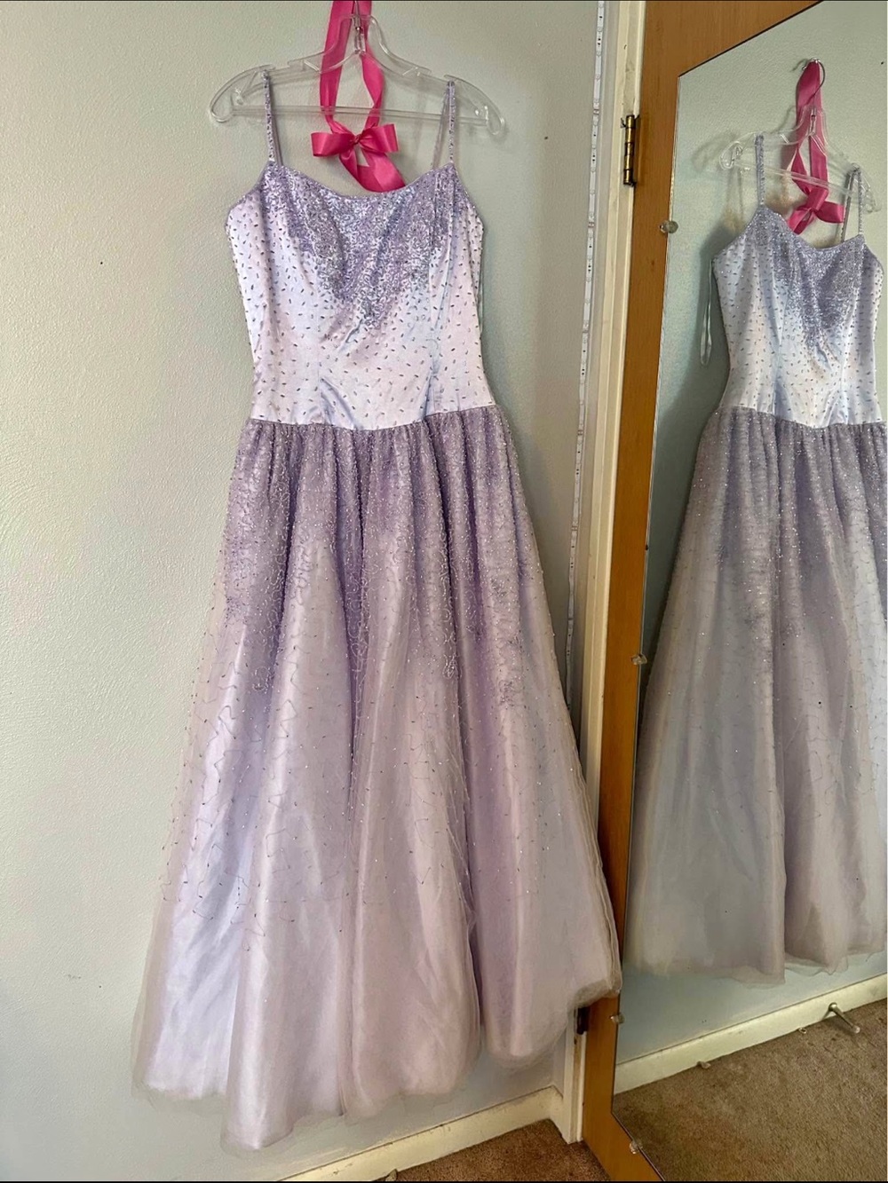 Sparkling Lavender Tulle Dress